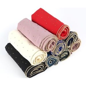 Chiffon Rhinestone Hijabs / Scarves / Head Coverings / Pretty Hijabs /